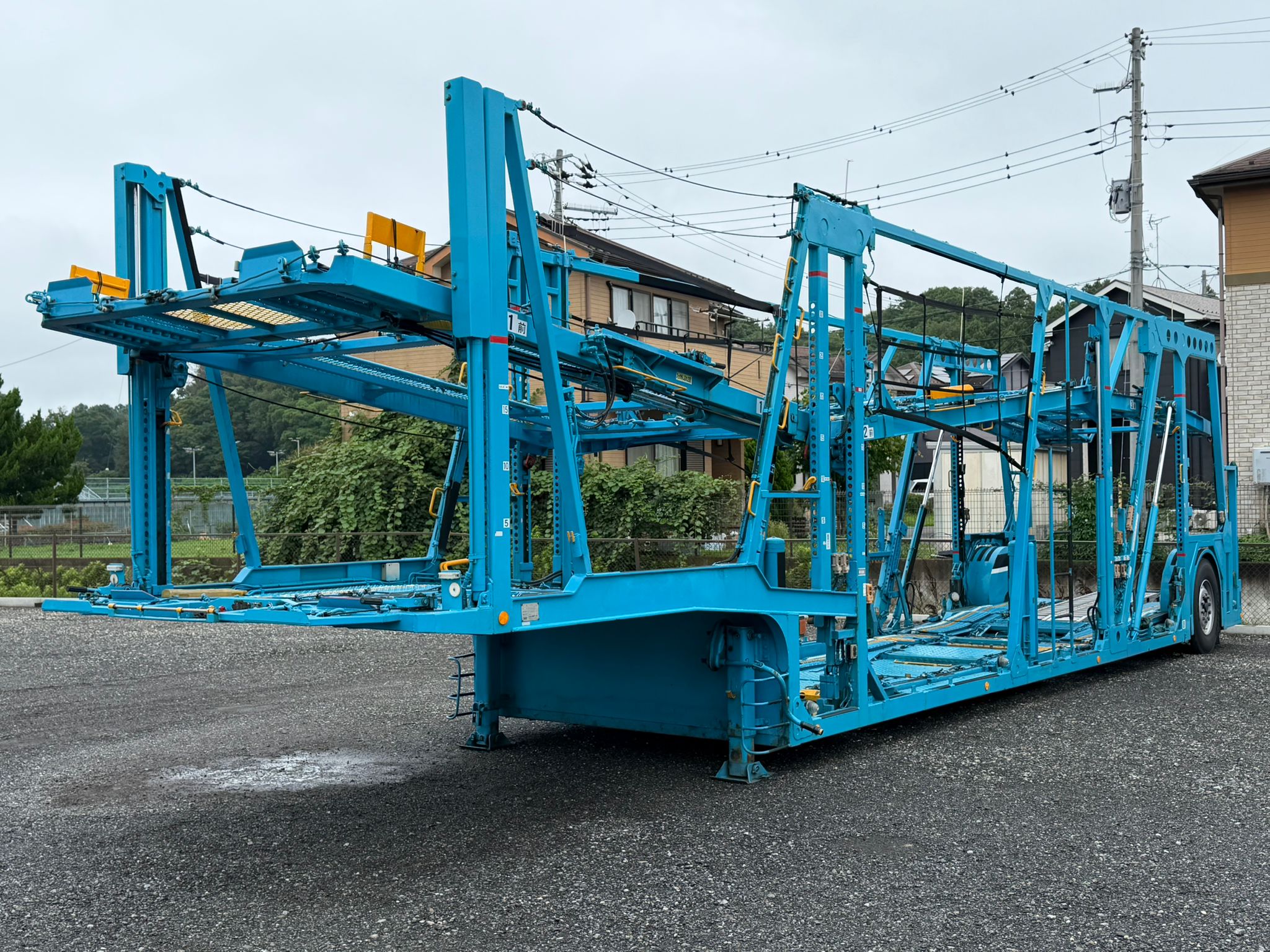 管理番号７７２　６台積みキャリアカー　浜中ワークス　車検あり　状態良好　最大積載量:8700㎏